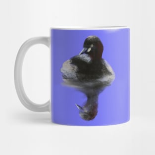 Grebe reflection Mug